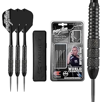フィル・テイラー ダーツ 22g ターゲット TARGET(ターゲット) PHIL TAYLOR K-FLEX スタンダード ブラック